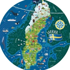 Pussla, lär och upptäck Sverige