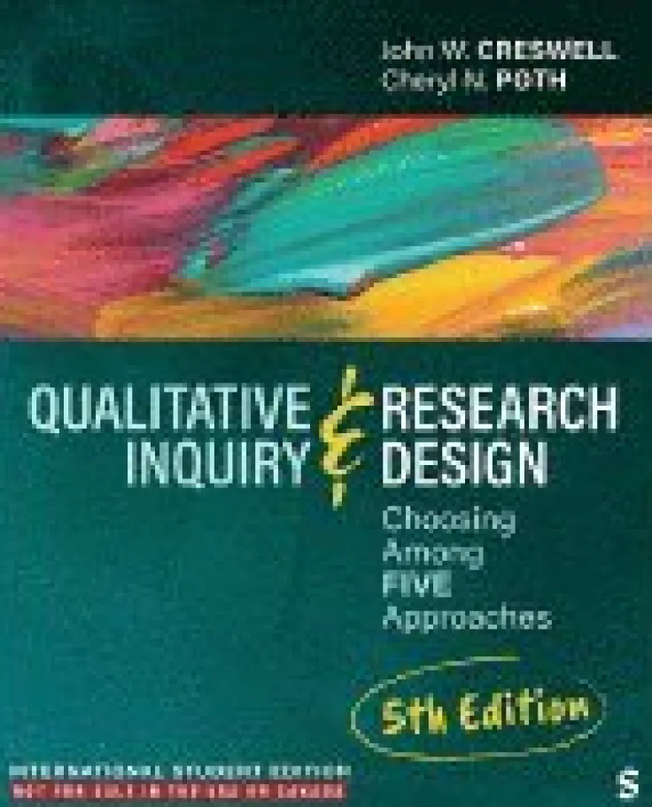 Qualitative Inquiry and Research Design - International Student Edition