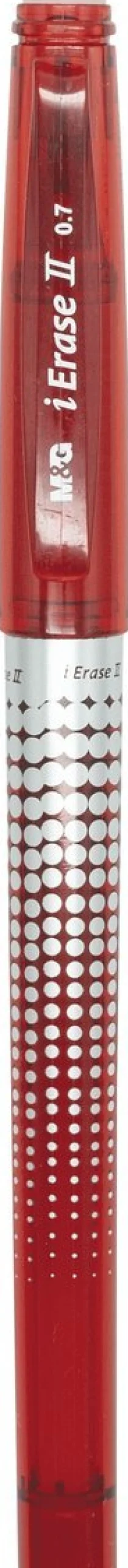Raderbar kulspetspenna 0,7mm röd