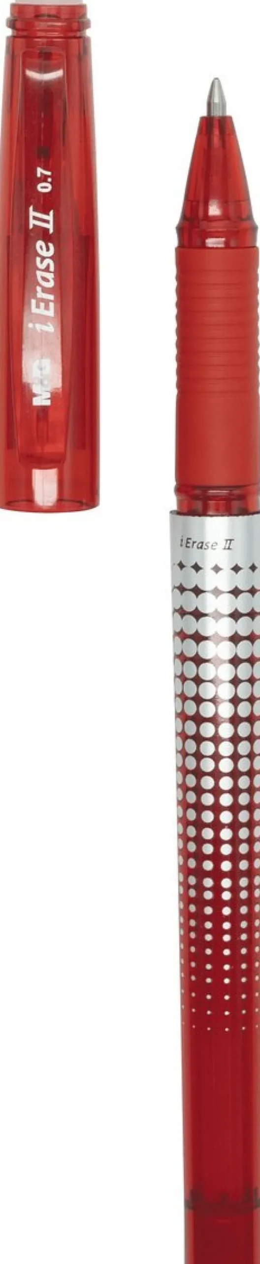 Raderbar kulspetspenna 0,7mm röd