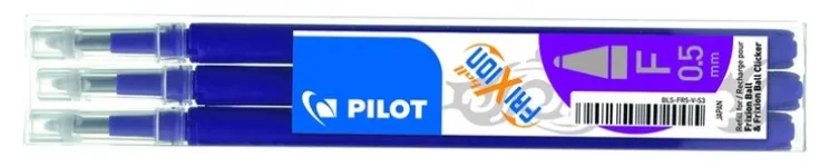 Refill Frixion Ball 0,5 3-pack violett