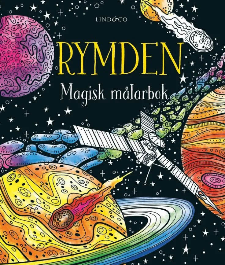 Rymden : Magisk målarbok