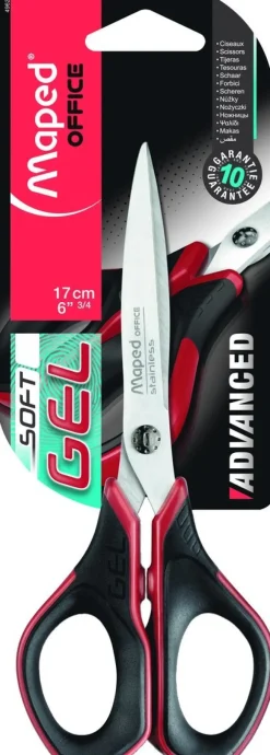 Sax 17cm Maped Advanced Gel svart/röd