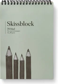 Skissblock A5 80g 70 blad