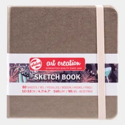 Skissbok 12x12cm Art Creation champagne