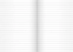 Skrivhäfte A5 linjerad Elin blomma mint