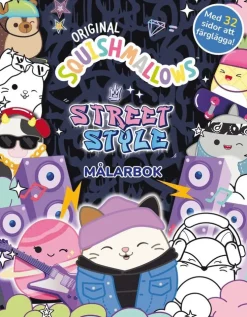 Squishmallows: Street Style målarbok