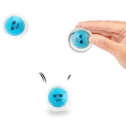 Studsboll med roliga uttryck 4,3 cm