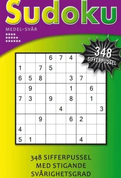 Sudoku medel-svår (lila)