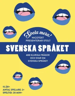 Svenska Språket - Spela mera!