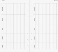 Systemkalender Regent skinn brun