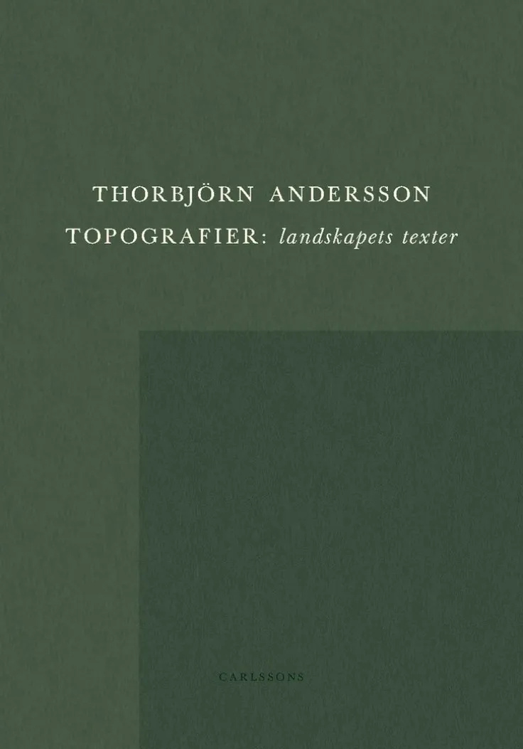 Topografier : landskapets texter