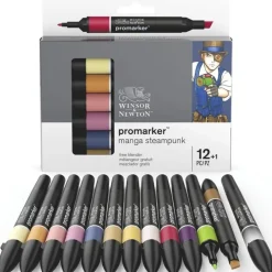 Tuschpenna Promarker 12+1 Manga Steampunk