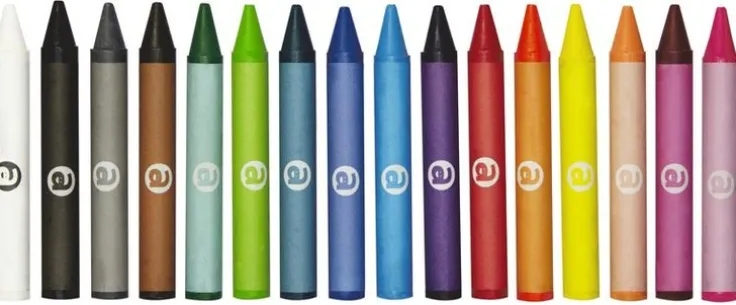 Vaxkritor Jumbo 16 färger