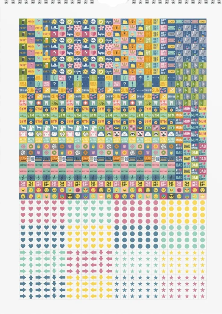 Väggkalender 2026 Doodle