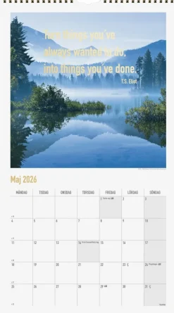 Väggkalender 2026 Dream & Do