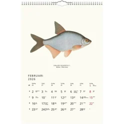 Väggkalender 2026 Fiskar