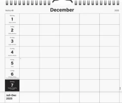 Väggkalender 2025-2026 Hemkalendern Clean