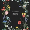 Väggkalender 2026 Illustrerad blomster