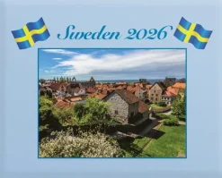 Väggkalender 2026 Sweden med kuvert