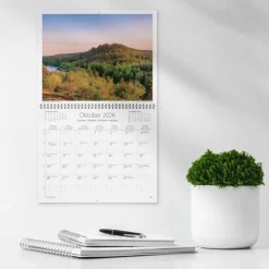 Väggkalender 2026 Sweden med kuvert