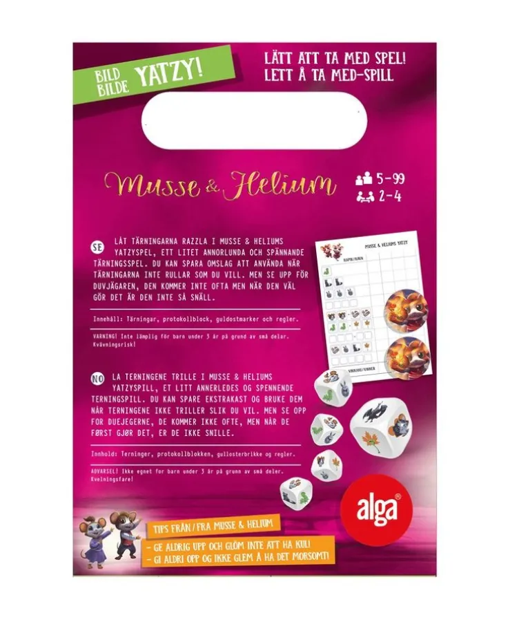 Yatzy Musse & Helium